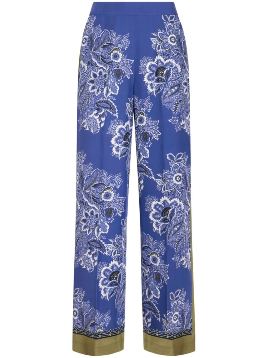 

ETRO прямые брюки с принтом, фиолетовый