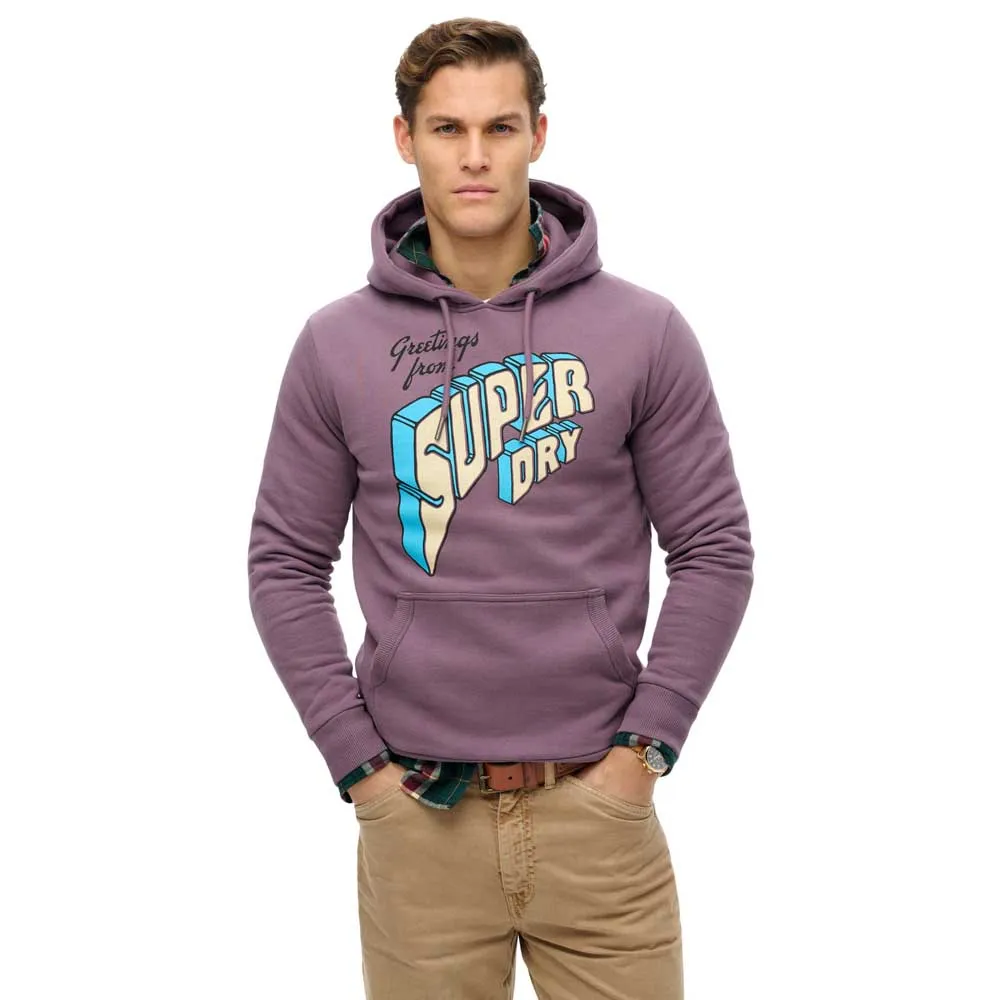 

Худи Superdry North Cali, фиолетовый