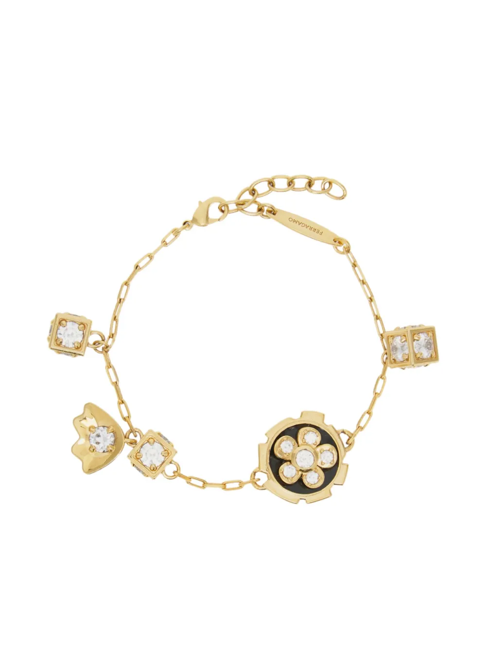 

Браслет с подвесками Ferragamo, золотистый