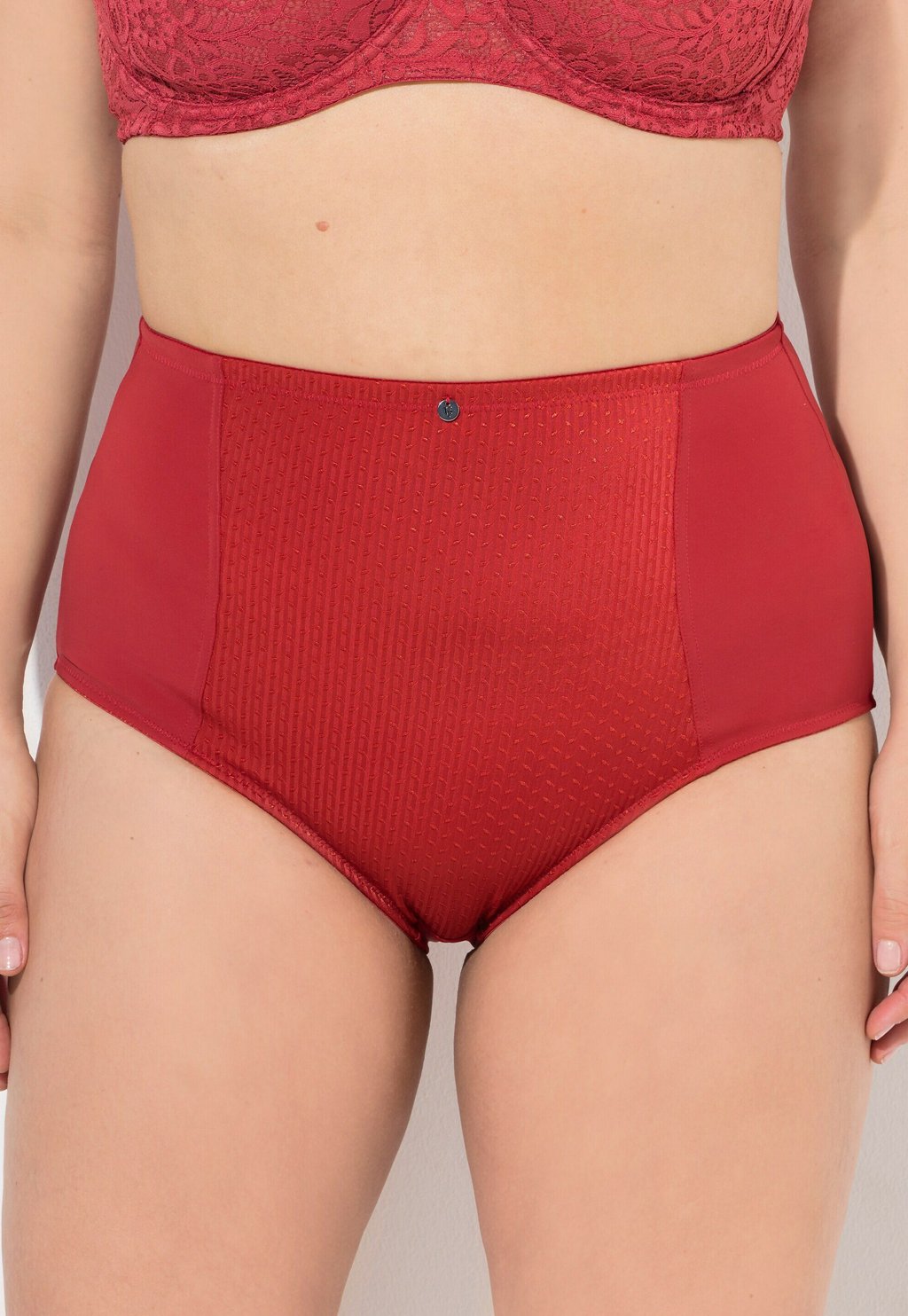 

Трусы HIGH WAIST JACQUARD INET Ulla Popken, красный