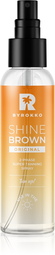 Солнцезащитный спрей для загара Shine Brown Byrokko, 100 мл