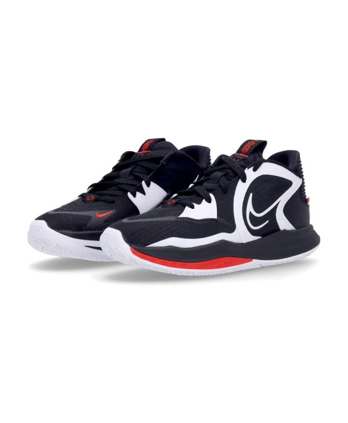 Баскетбольные кроссовки Kyrie Low 5, черно-бело-красные. Nike, черный — фото 3
