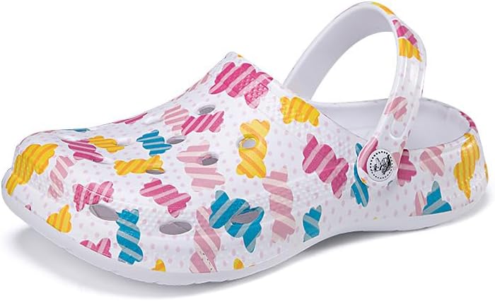 

Классические сабо для мужчин и женщин, садовая обувь с поддержкой свода стопы, нескользящие разноцветные сабо с отверстиями, легкие удобные шлепанцы для дома и улицы Generic