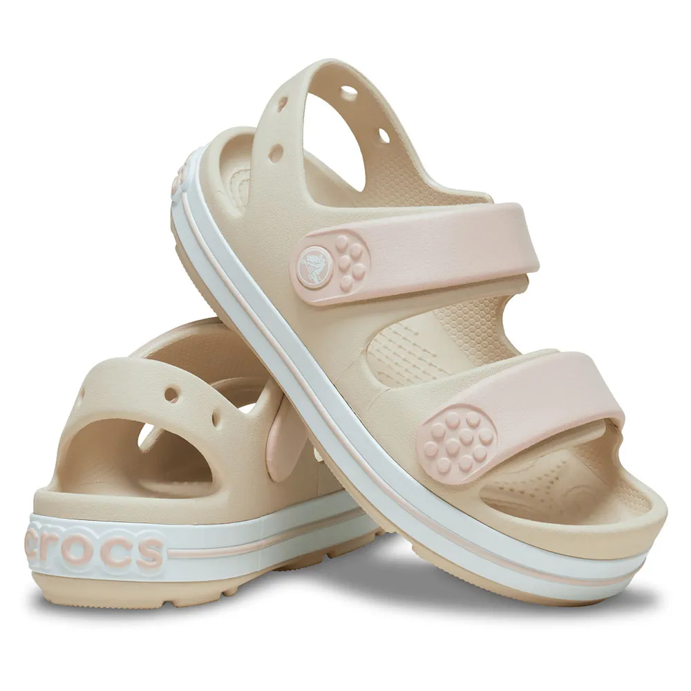 Crocs Band Cruiser Toddler slides, бежевый — фото 4