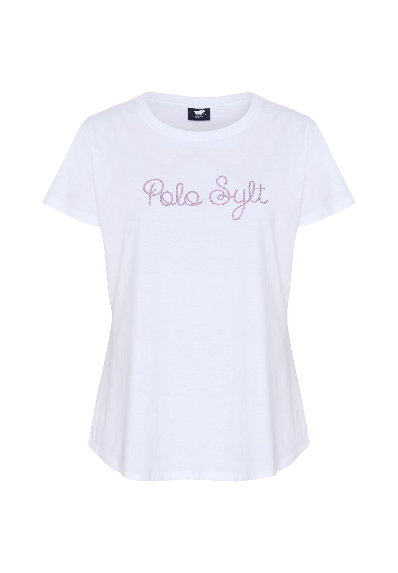 

Футболка с дизайном этикетки POLO SYLT, цвет 11-0601 Bright White
