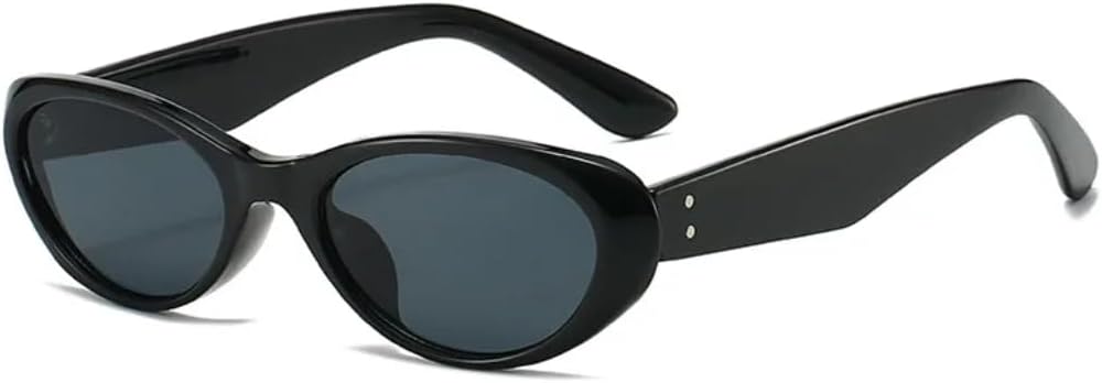 

Солнцезащитные очки с защитой UV400 | «Кошачий глаз», заклепки, леопардовый принт | для женщин и мужчин, для занятий спортом на открытом воздухе и вождения DSVIGF, Black Black