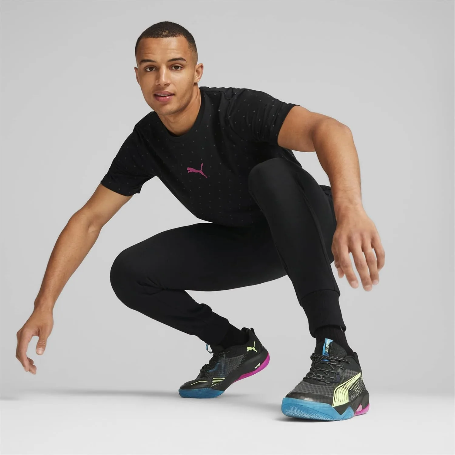 Мужские кроссовки Puma Eliminate Power Nitro II для тренировок в фитнесе, черный — фото 2