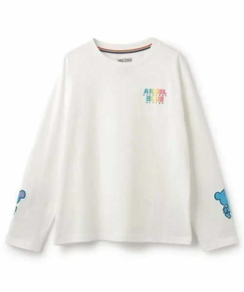 Футболка Накамура-кун с аппликацией на рукавах Pom ponette junior, White