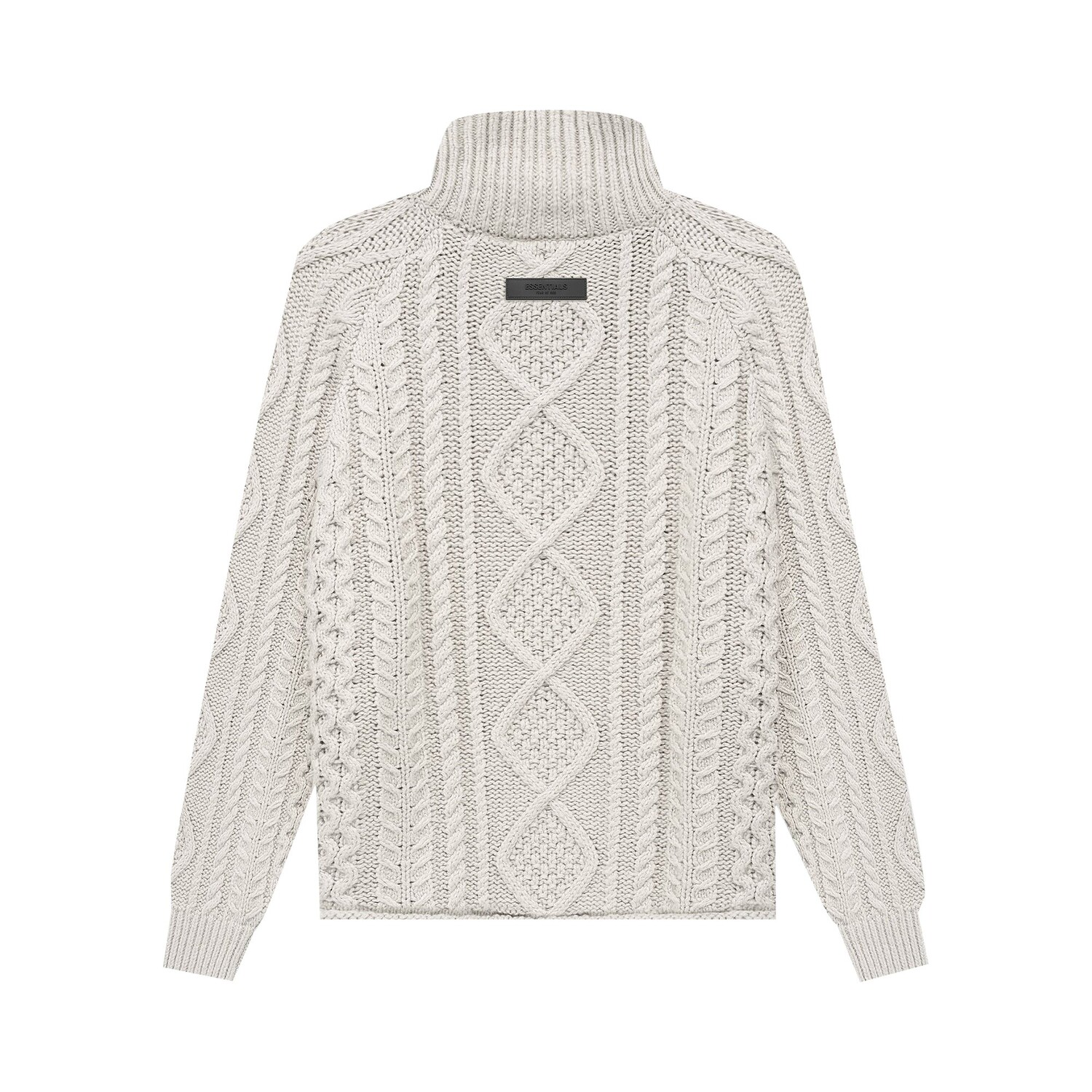 Водолазка косой вязки Fear of God Essentials, цвет Пшеница — фото 2