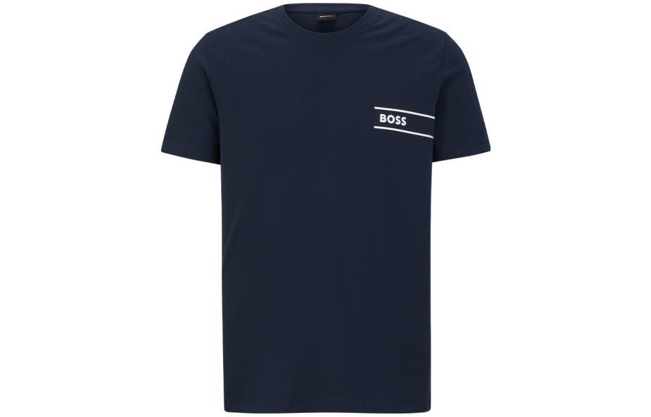 

HUGO BOSS Футболка мужская темно-синяя, Синий, HUGO BOSS Футболка мужская темно-синяя