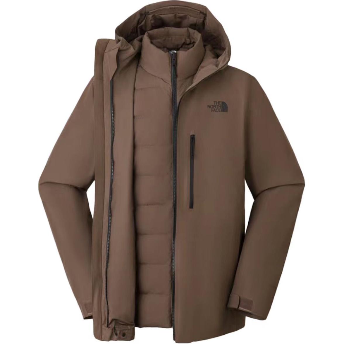

THE NORTH FACE Городской исследовательский ветрозащитный утепленный плащ дымчато-коричневый, Smoky Brown