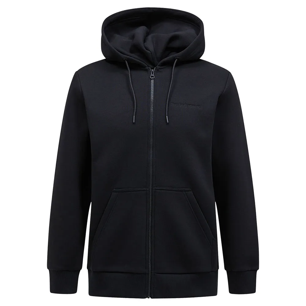 

Толстовка Peak Performance Original Small Logo full zip, черный