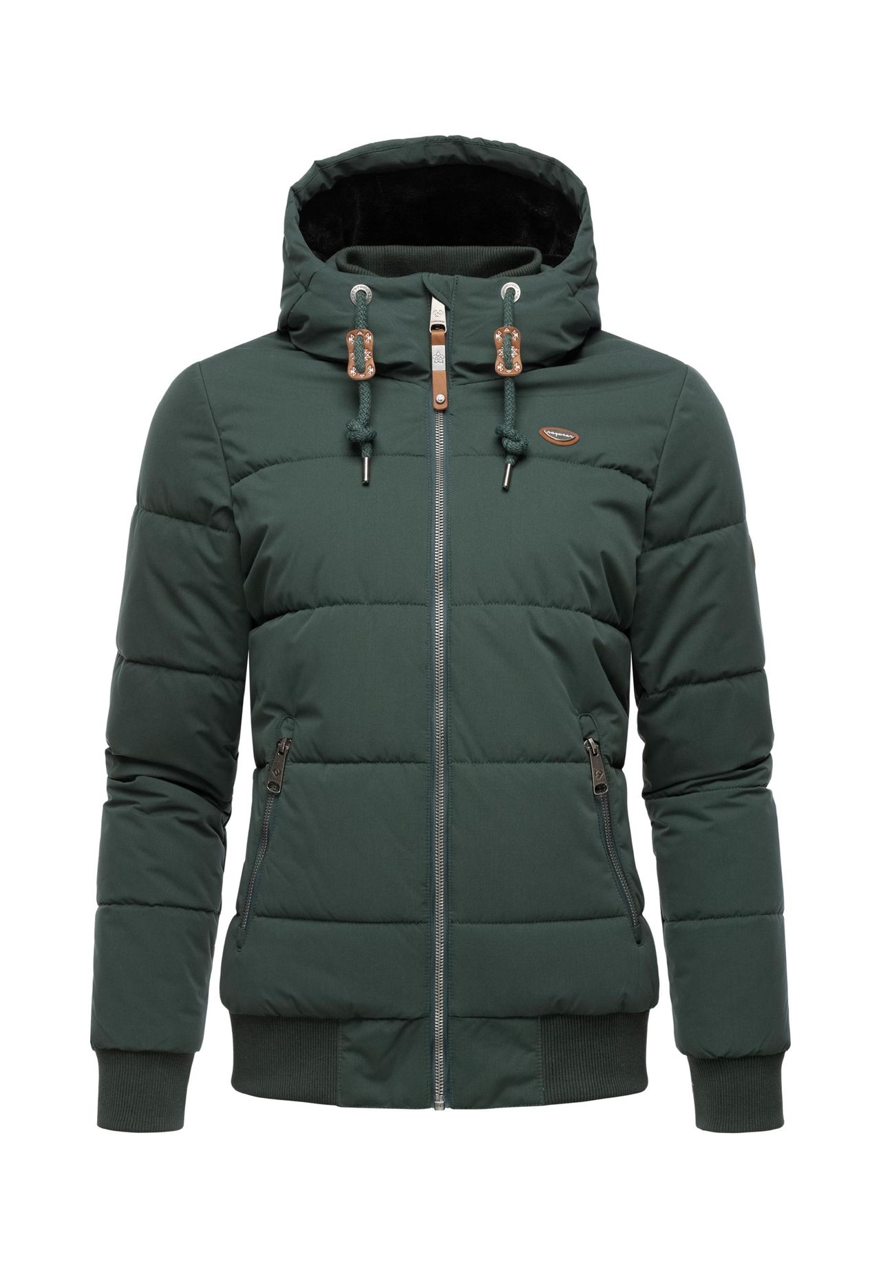 

Зимняя куртка Nuggys Solid Ragwear, темно-зеленый
