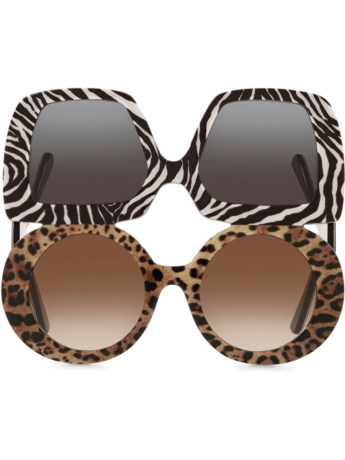 

Dolce & Gabbana Eyewear солнцезащитные очки в массивной оправе, черный