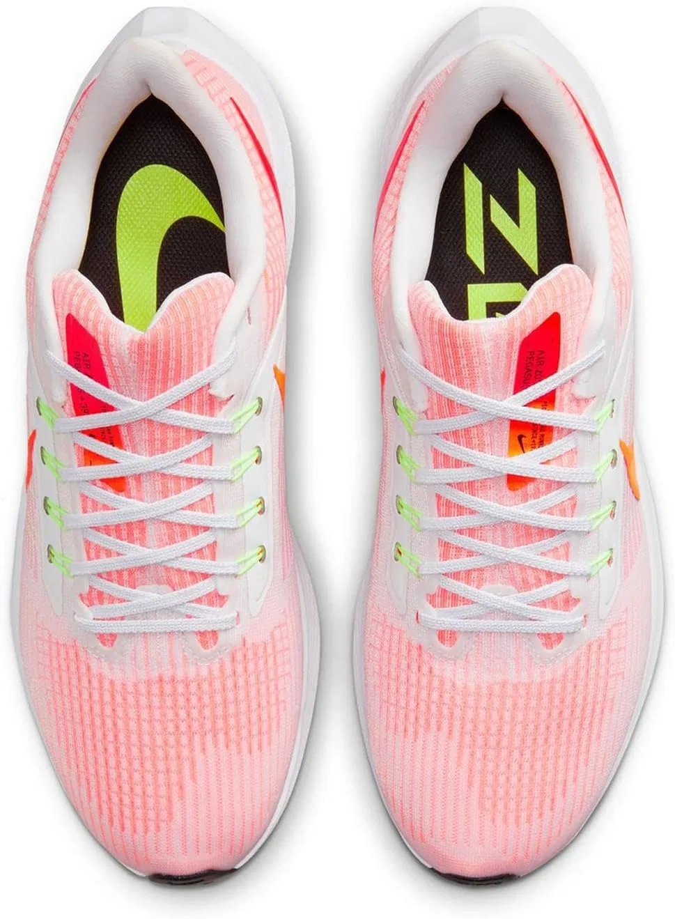 Мужские беговые кроссовки NIKE Air Zoom Pegasus 39, White Light Crimson — фото 3