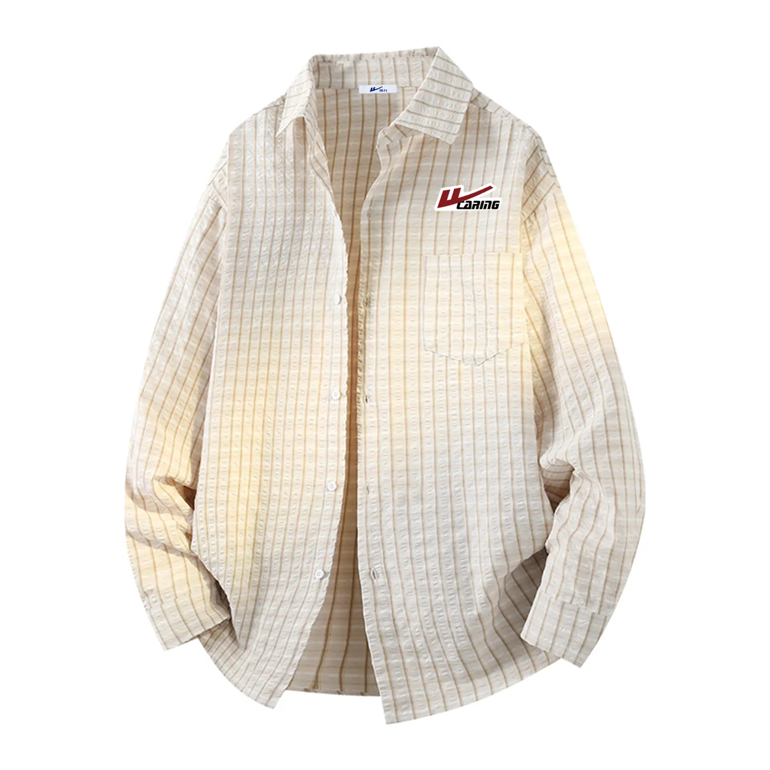 

Рубашка женская с лацканом Moderate Others WARRIOR, желтый (diy badge)