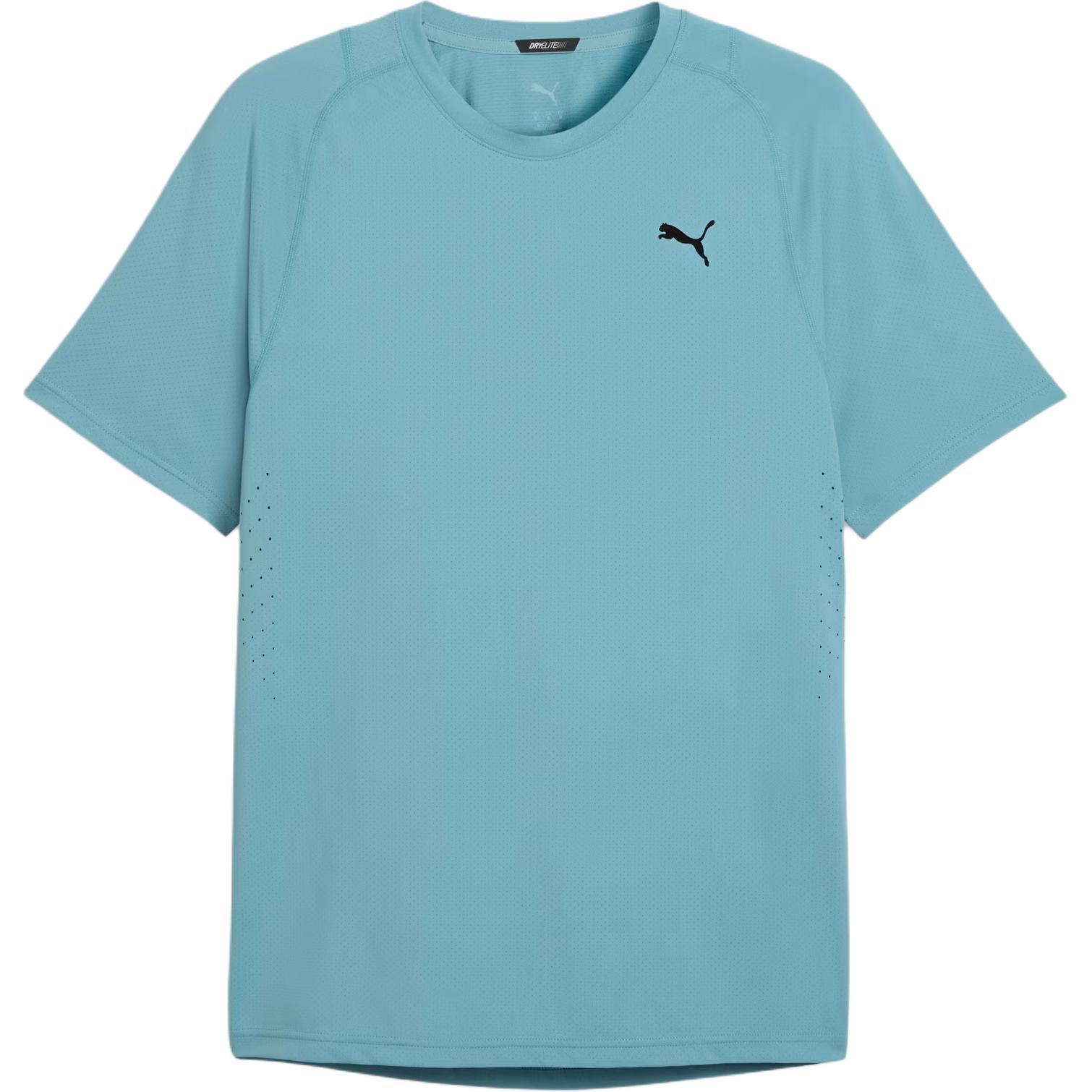 

PUMA Футболка мужская, синяя, с круглым вырезом