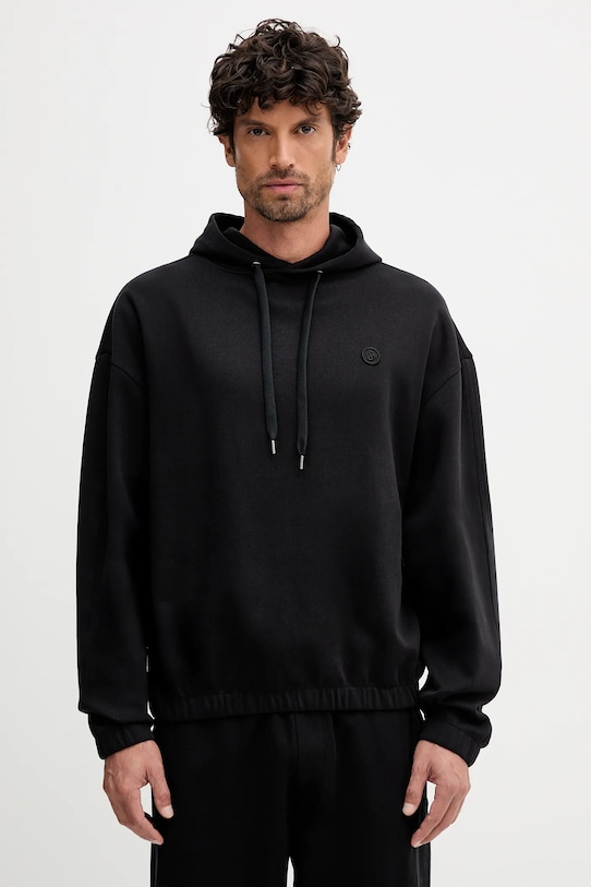 

Хлопковая толстовка Boss, черный