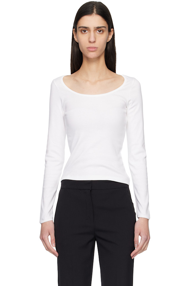 

Женская футболка с длинными рукавами Flore Flore, белый