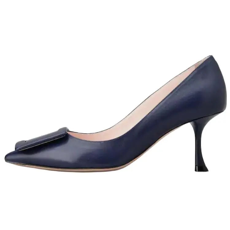 Roger Vivier Туфли на тонком каблуке высотой 6,3 см, женские, синие