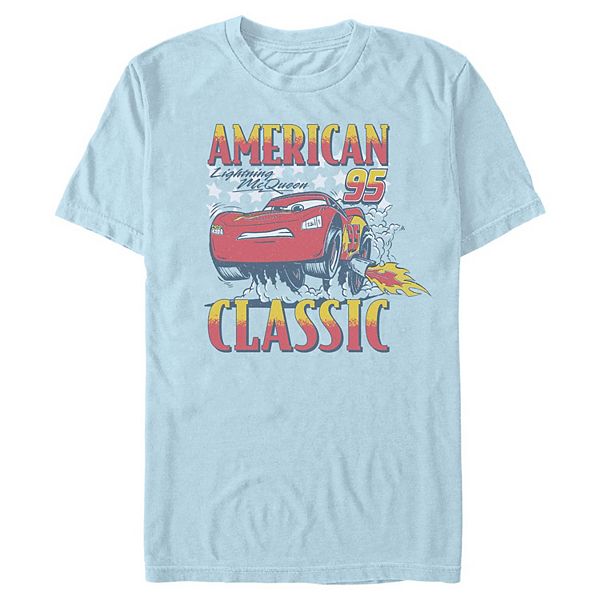 

Футболка Men's 's car lightning mcqueen american classic graphic Disney / Pixar