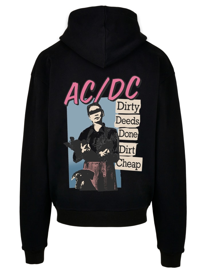 

Ультратяжелая толстовка с капюшоном ACDC Rock Band Dirty Deeds Done Dirt Cheap черного цвета F4NT4STIC