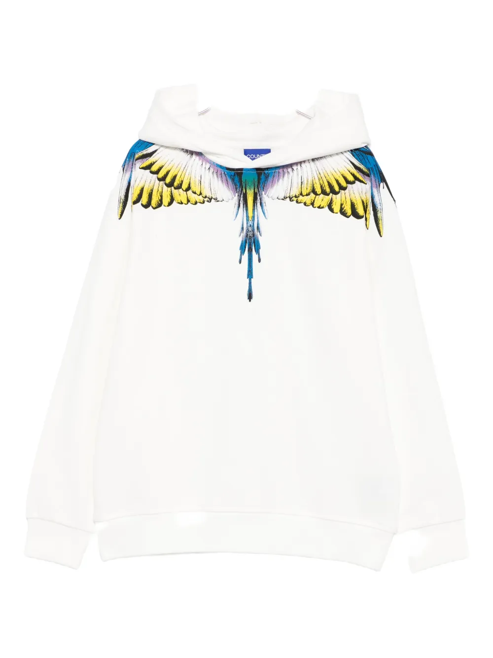 

Худи с принтом крыльев Marcelo Burlon County Of Milan Kids, белый