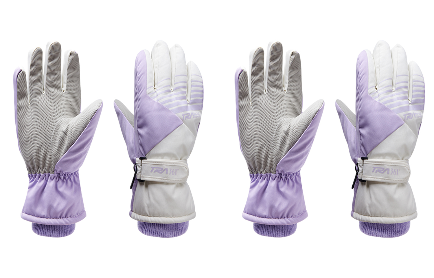 

Лыжные перчатки 361°, фиолетовый/белый-two pairs