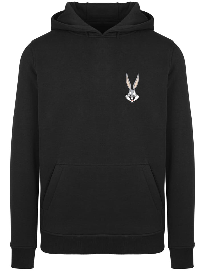 

Пуловер F4NT4STIC Hoodie Looney Tunes Bugs Bunny Breast Print, черный