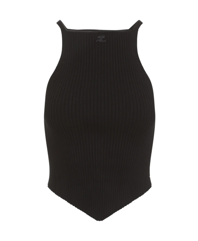 

Топ для женщин Courrèges, черный