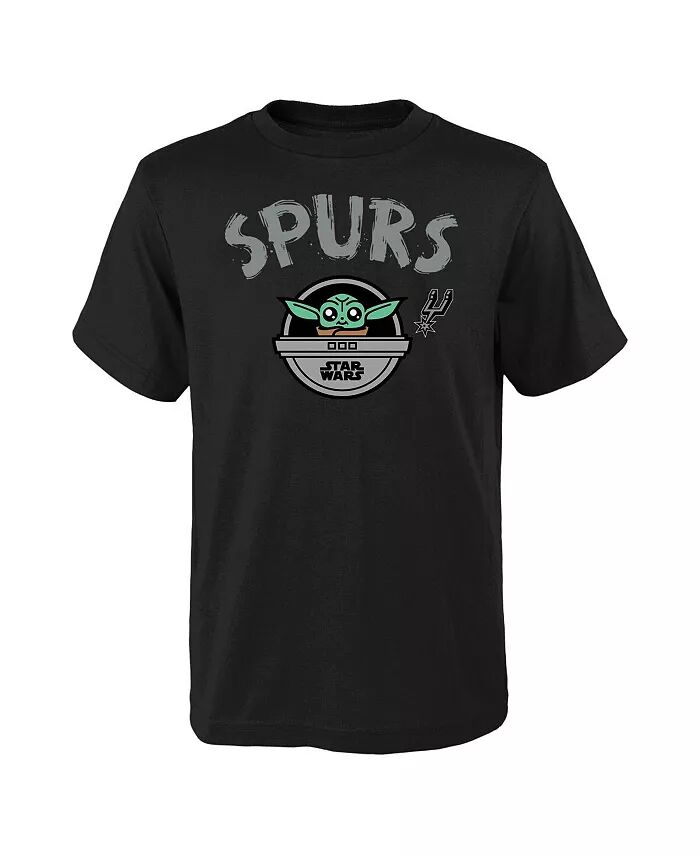 

Футболка Big Boys and Girls Black San Antonio Spurs Star Wars The Child Outerstuff