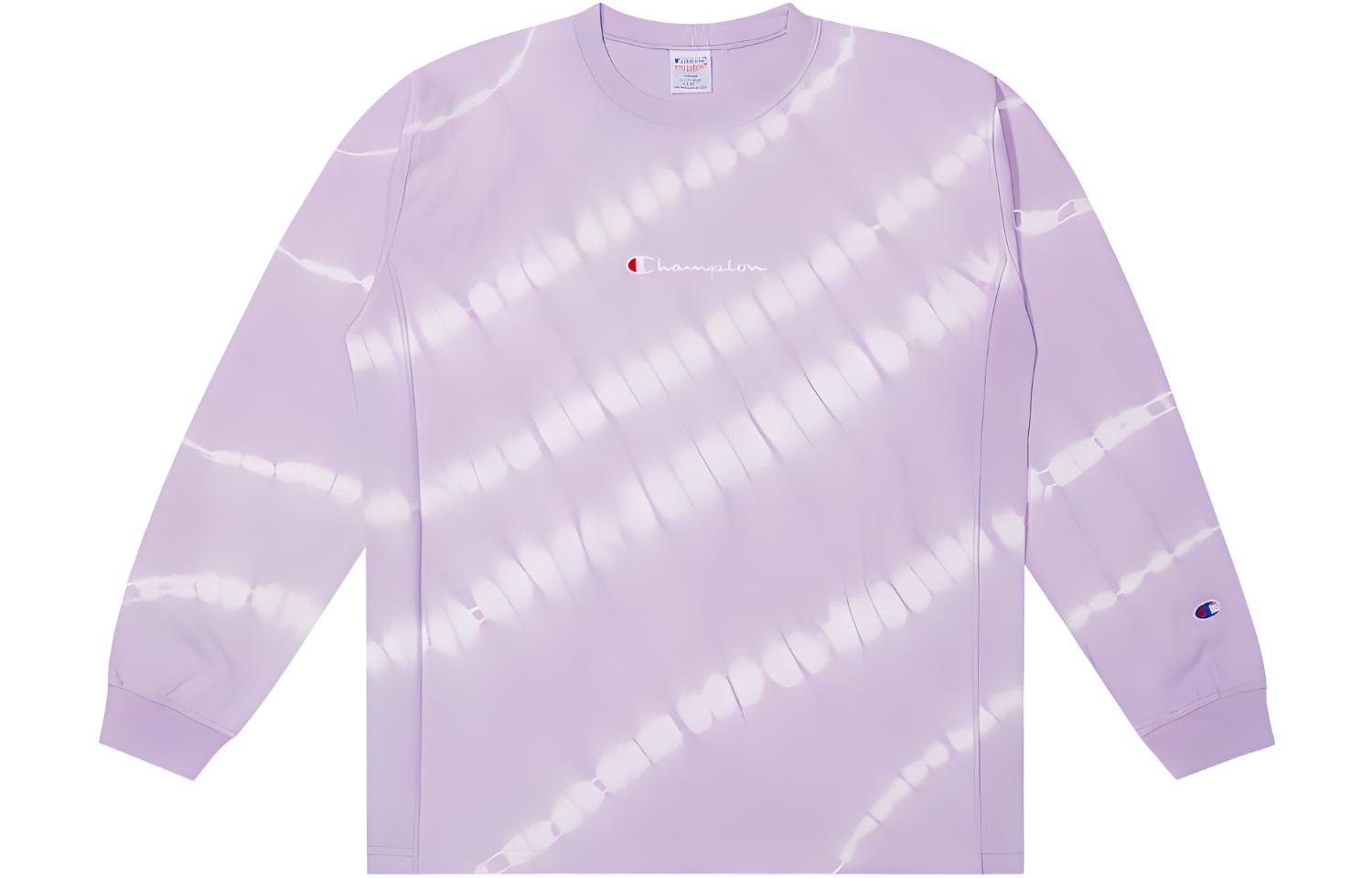 

Футболка Japan Version Unisex Champion, фиолетовый тай-дай