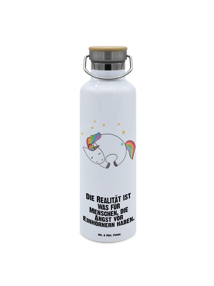 

Mr. & Mrs. Panda Бутылка для воды «Ночь с единорогом» с надписью белого цвета