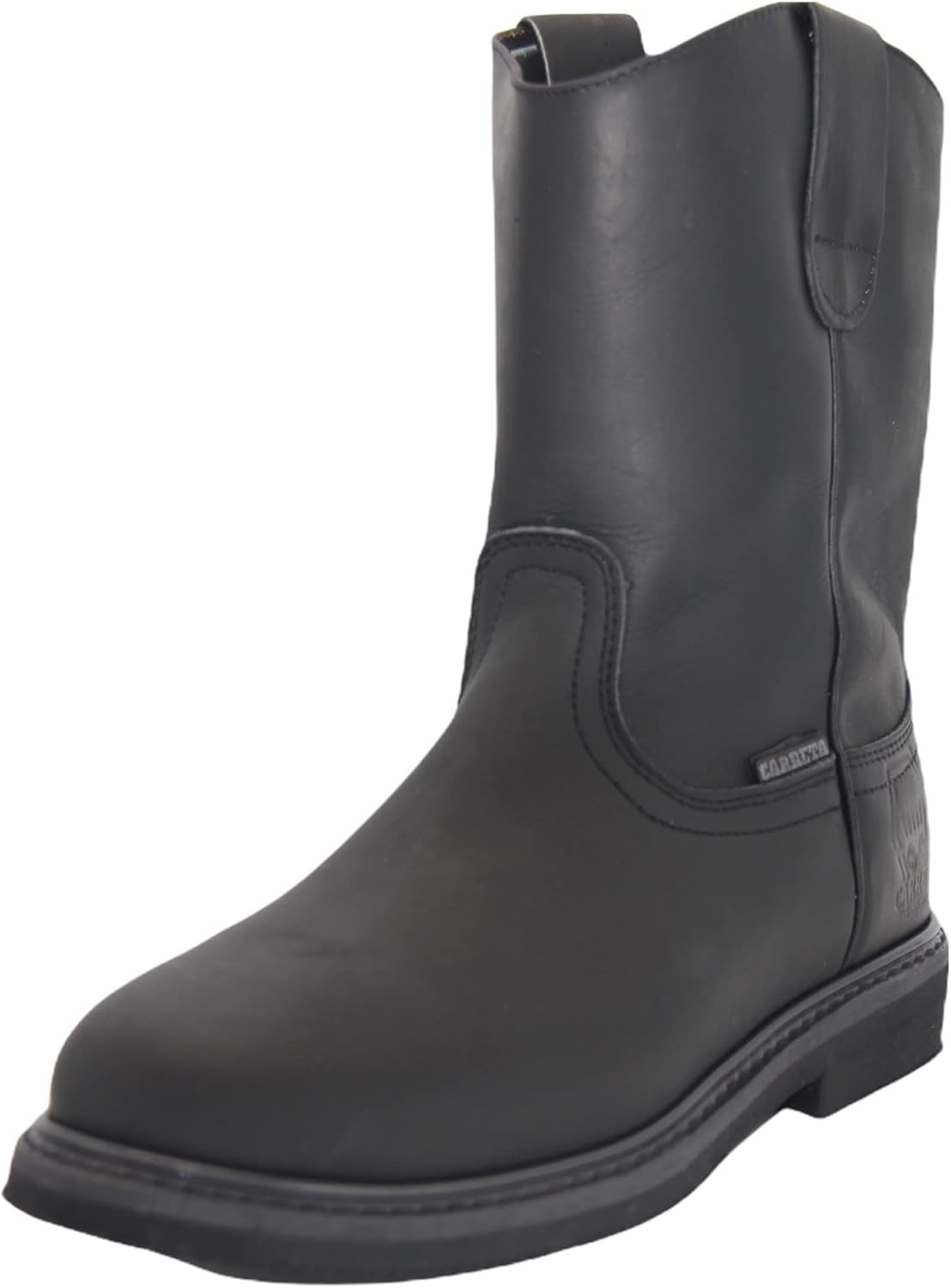 

Мужские ботинки из кожи с мягким носком на шнуровке Generic, черный