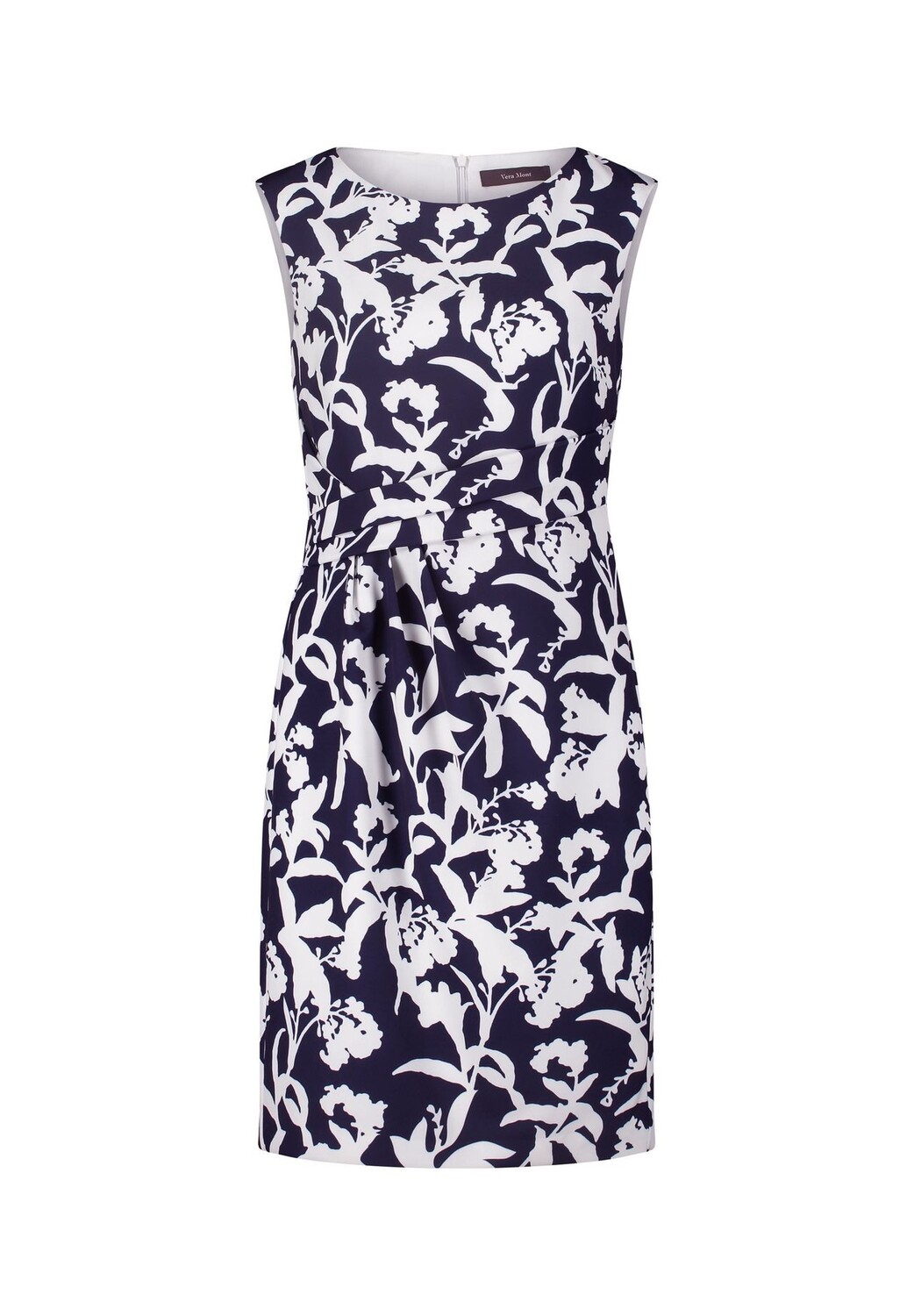

Коктейльное платье облегающее фигуру Vera Mont, цвет Dark Blue White