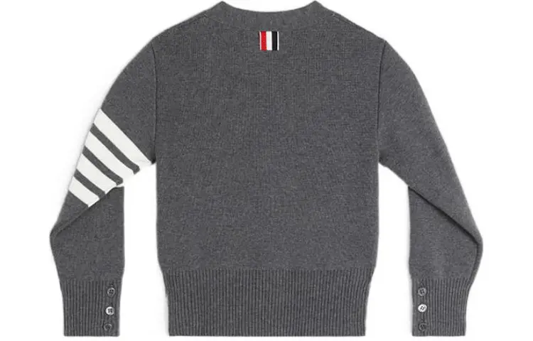 Трикотаж gray для детей THOM BROWNE, серый