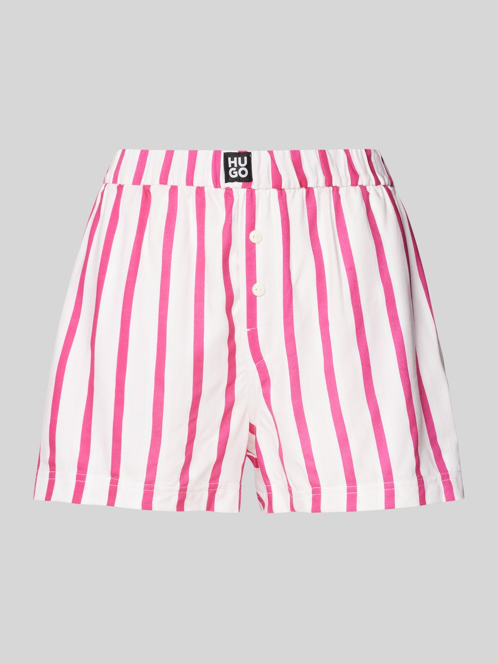 

Пижамные шорты свободного кроя с нашивкой-лейблом, модель «JADE» HUGO, розовый