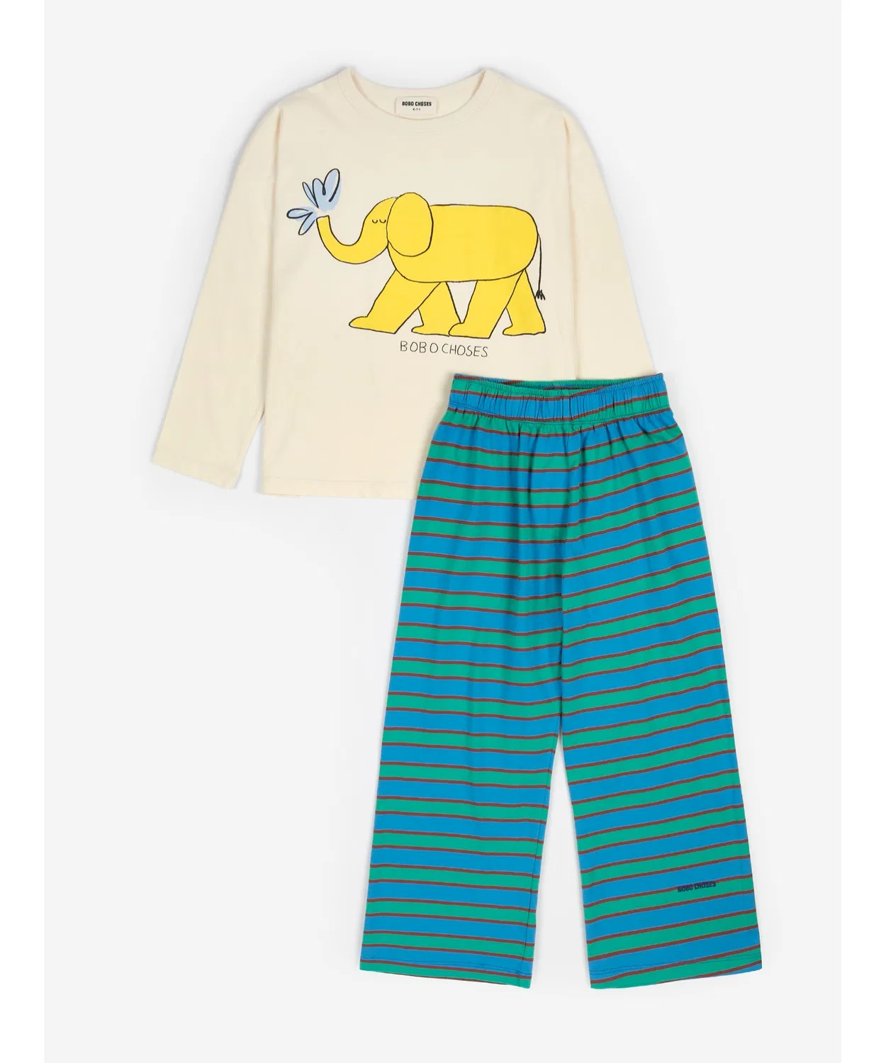 Комплект домашней одежды Yellow Elephant из хлопка, синий