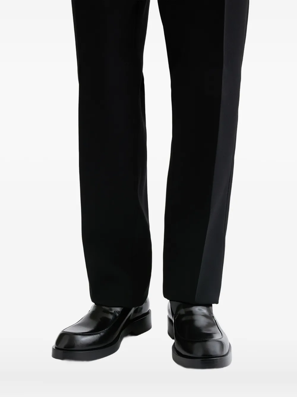 Лоферы с закругленным носком Jil Sander, черный — фото 4