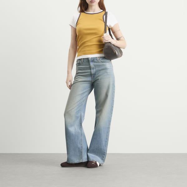 Джинсы Ribcage с широкими штанинами h223 Levi'S, High Gloss — фото 4