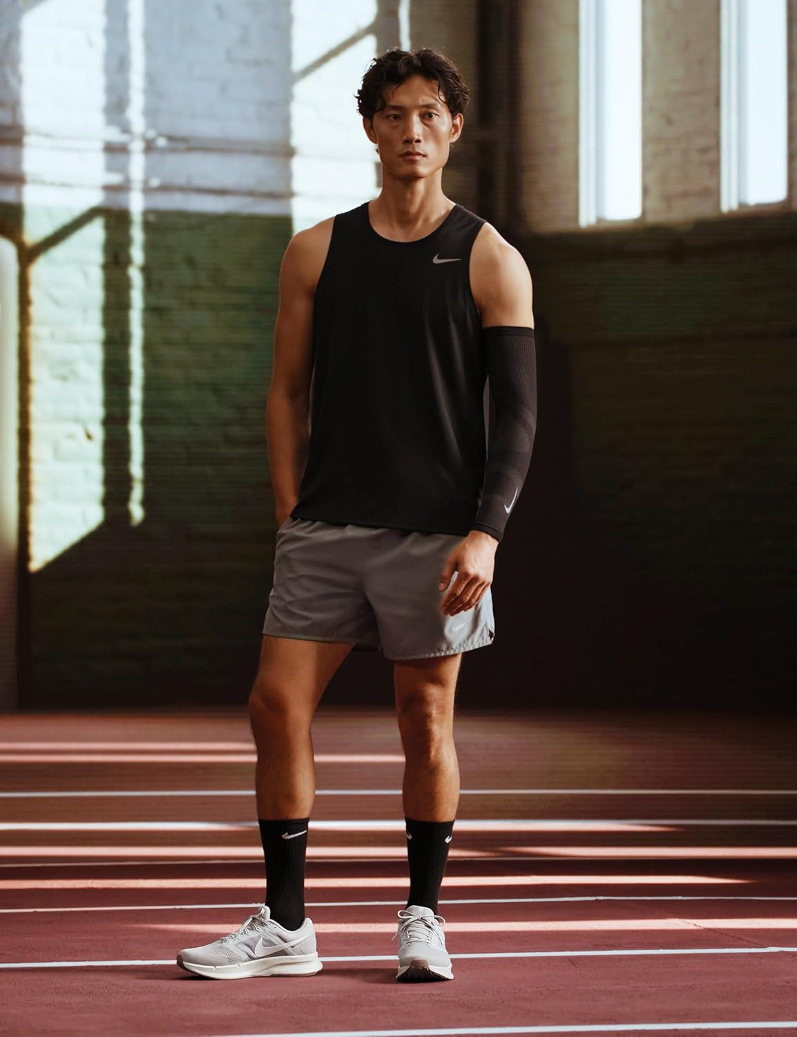 Мужские кроссовки для бега по шоссе Nike Run Swift 3, 10.5 College Grey/Sail/Light Silver — фото 2
