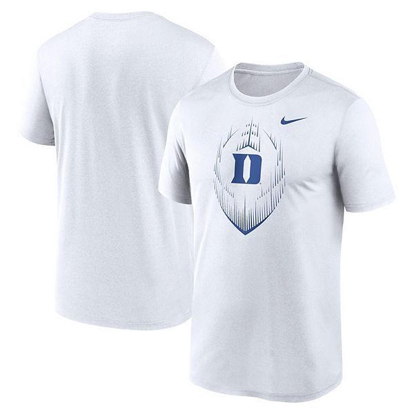 

Мужская белая футболка Duke Blue Devils Primetime Legend Icon Performance Nike