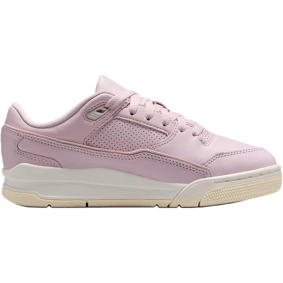 Jordan FLIGHT COURT нескользящие износостойкие низкие детские баскетбольные кроссовки pink — фото 3
