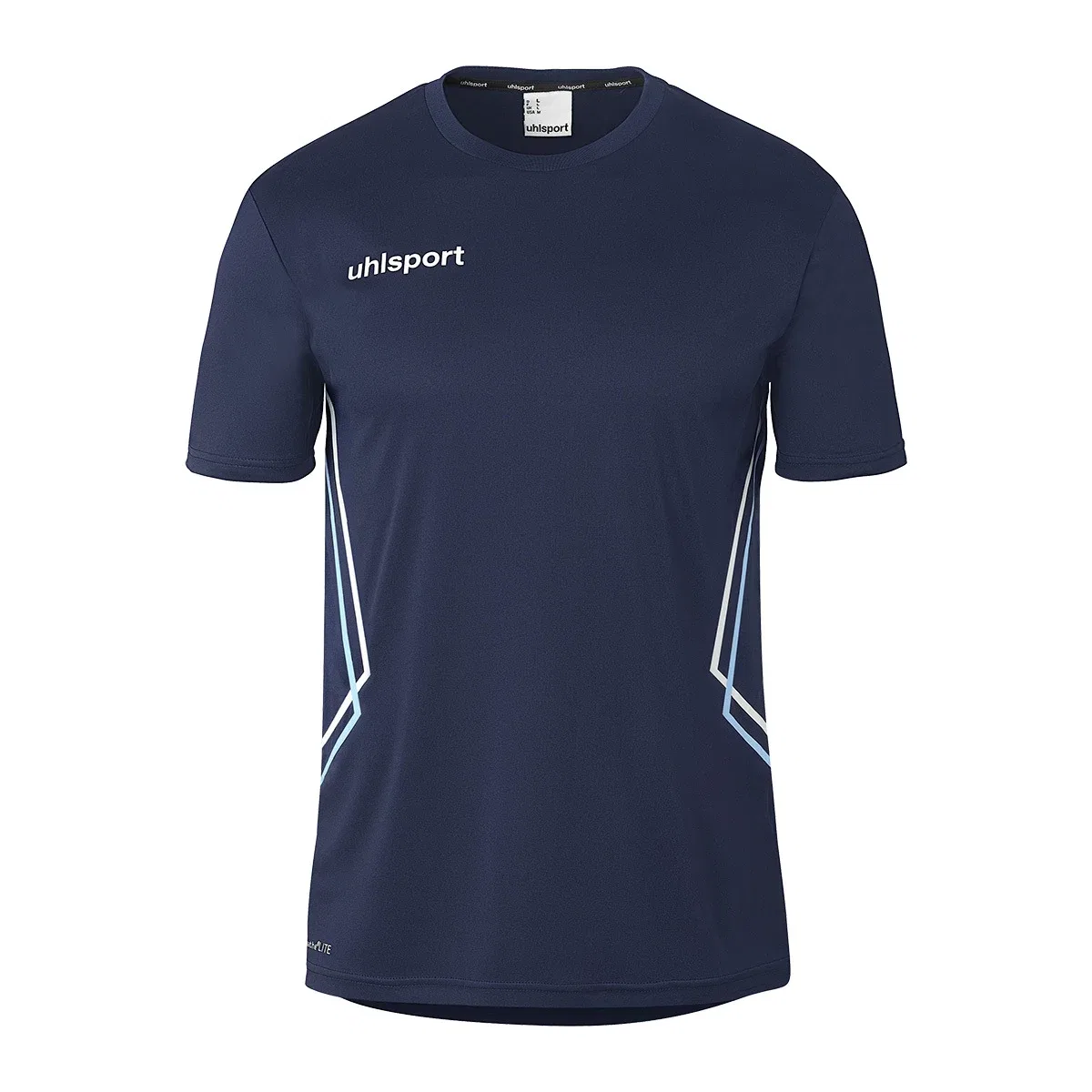 Футболка тренировочная, быстро сохнущая Uhlsport, синий/голубой/белый
