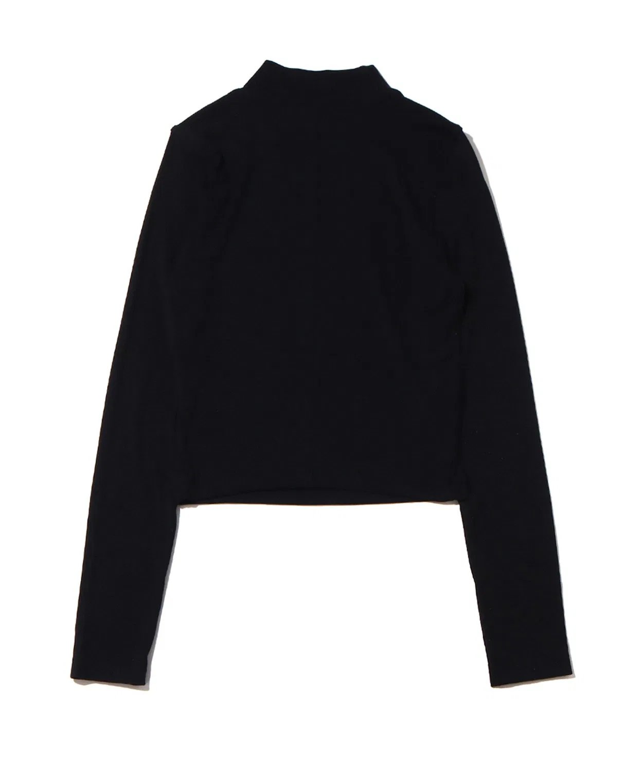 Топ Nike AS W NSW Essntl Rib Mock LS, чёрный — фото 2