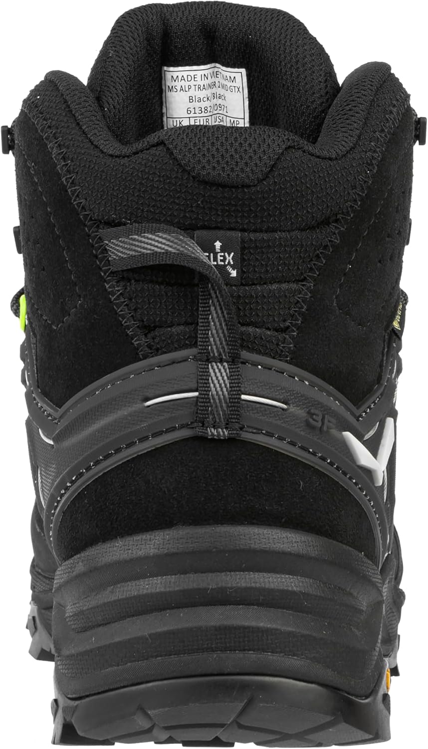 Мужские походные ботинки Salewa Alp Trainer 2 Mid Gore-Tex водонепроницаемые GTX, черный — фото 4