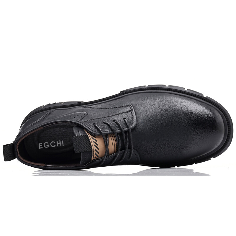 Туфли мужские Men"s Casual Men Mid-Top Egchi, коричневый — фото 2