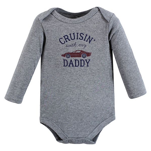 Боди с длинным рукавом для мальчика, хлопок, автомобили, 5 шт Hudson Baby — фото 2
