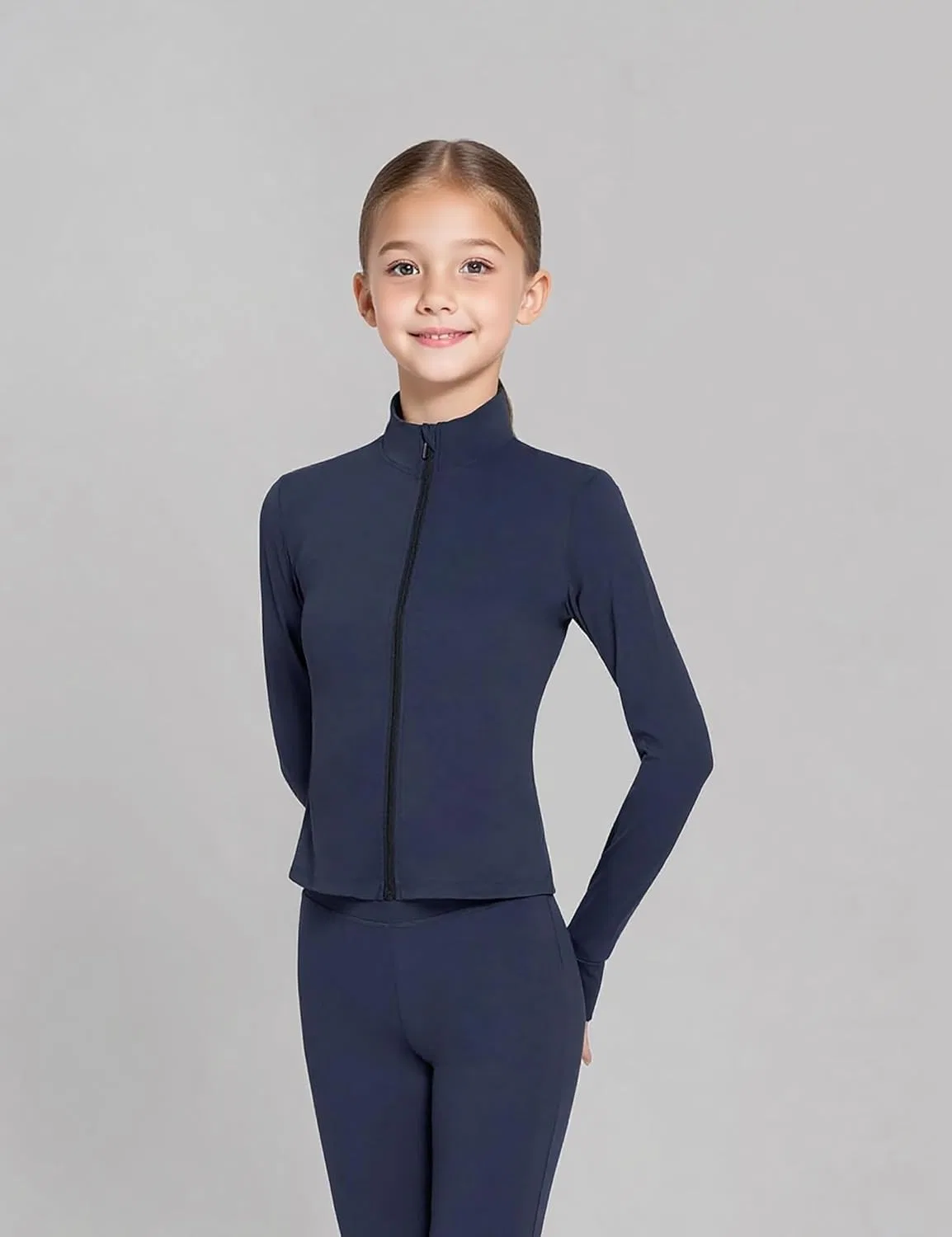 Детский спортивный костюм с курткой и брюками Lovdaswi Navy-tops — фото 2