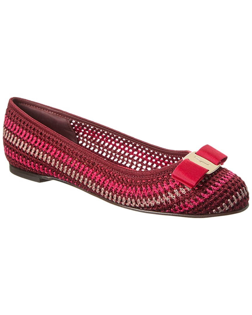 Ferragamo Varina балетки Salvatore Ferragamo, красный